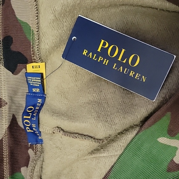 POLO Camo Fleece Joggers Sz XL NWT - Picture 7 of 8